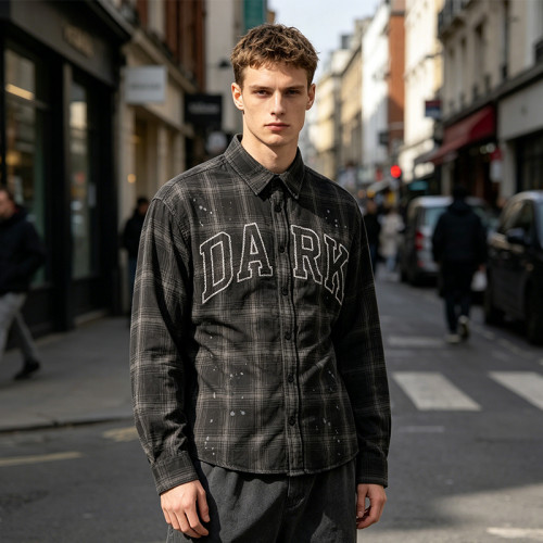 Custom Vintage Plaid Shirt 05