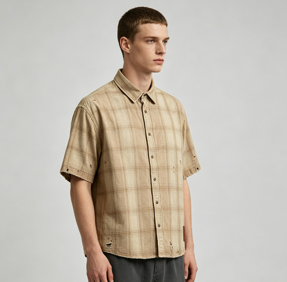 Custom Vintage Plaid Shirt 07