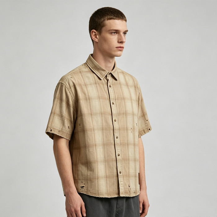 Custom Vintage Plaid Shirt 07