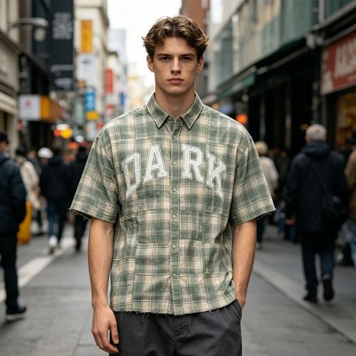 Custom Vintage Plaid Shirt 08