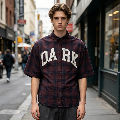 Custom Vintage Plaid Shirt 09