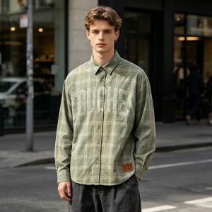 Custom Vintage Plaid Shirt 11