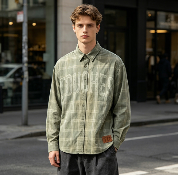 Custom Vintage Plaid Shirt 11