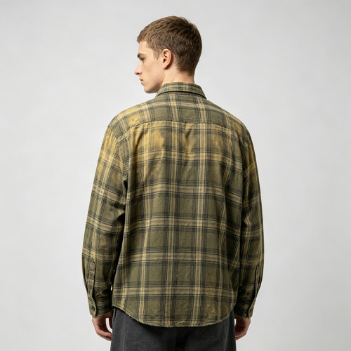Custom Vintage Plaid Shirt 13