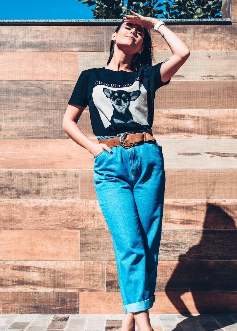 Layered streetwear styling