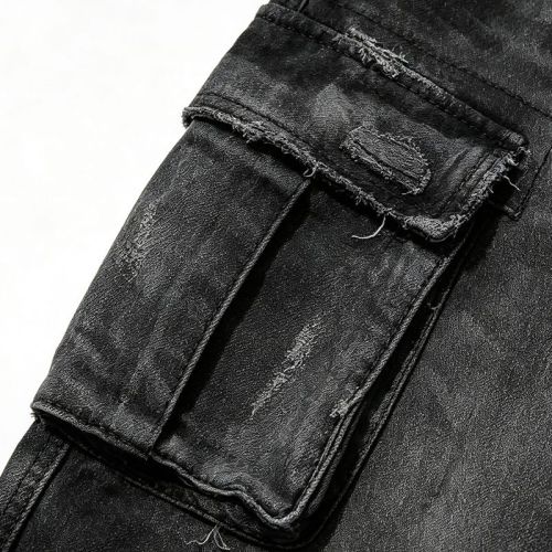Custom Vintage Cargo Pants 714-01 — 95% Cotton 5% Polyester