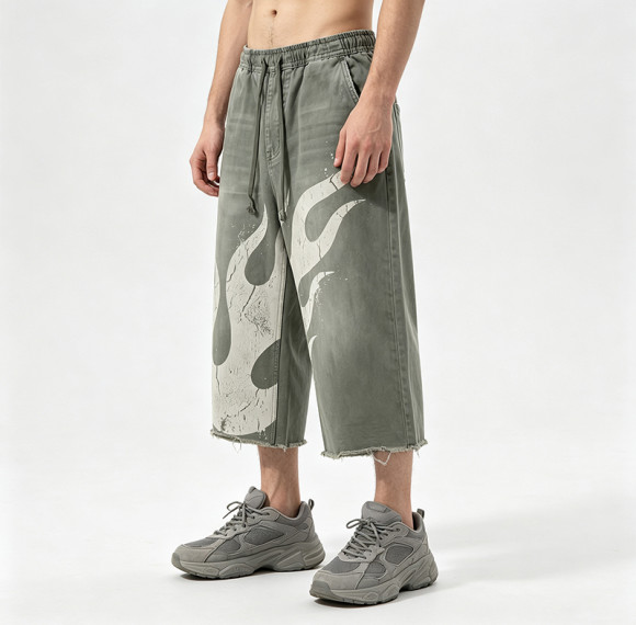 Custom Vintage Cargo Pants 714-08 — 95% Cotton 5% Polyester