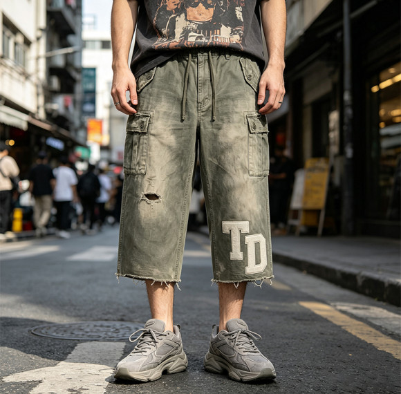 Custom Vintage Cargo Pants 714-11 — 90% Cotton 10% Polyester