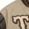 Patchwork Screen Print Western Cow Skull Cactus Jacket | Washed Towel Embroidery Applique | OEM Streetwear