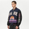 DTG Screen Print Washed towel embroidery Applique Patchwork Varsity Jacket | Tech Vintage Street Outerwear | Custom Streetwear