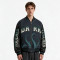 DTG Screen Print Applique Vintage Washed Octopus Varsity Jacket | PU Sleeve Patchwork Streetwear Jacket | OEM Streetwear