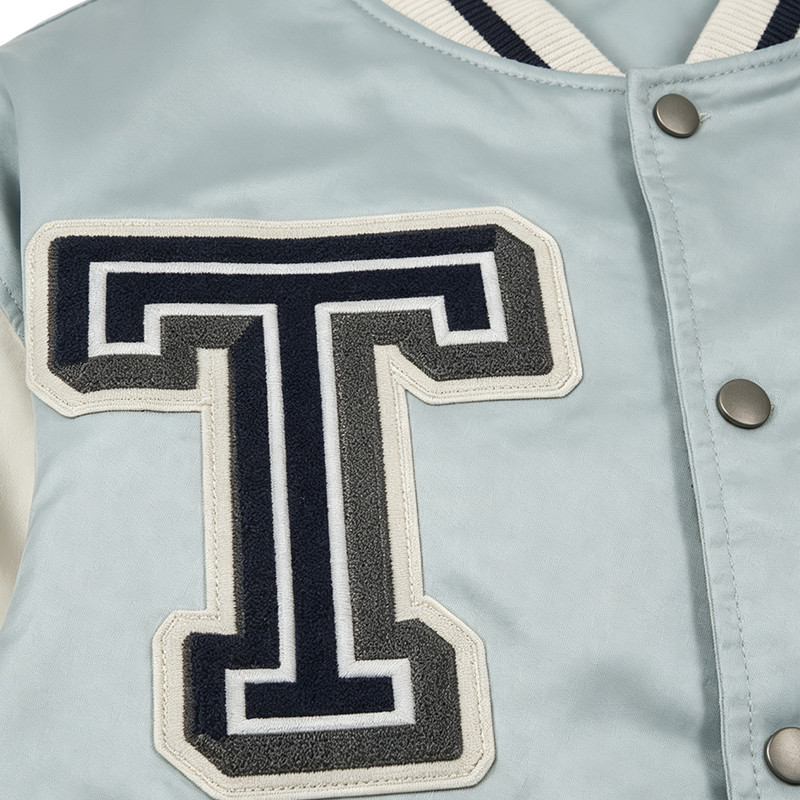 Towel Embroidery Applique Screen Print Patchwork Jacket