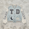 Towel Embroidery Applique Screen Print Patchwork Jacket | Vintage Baseball Varsity Jacket | OEM Streetwear