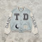 Towel Embroidery Applique Screen Print Patchwork Jacket | Vintage Baseball Varsity Jacket | OEM Streetwear
