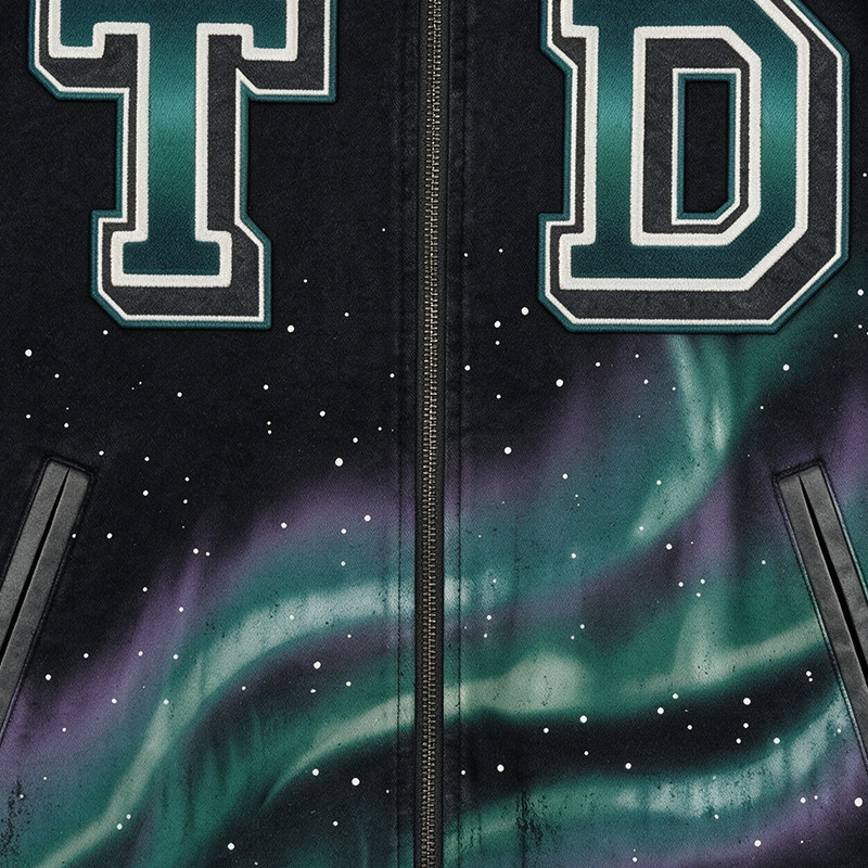 Applique DTG Screen Print Washed Vintage Jacket