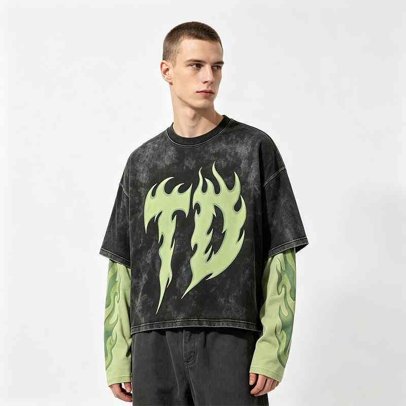 Vintage streetwear t-shirt detail 2