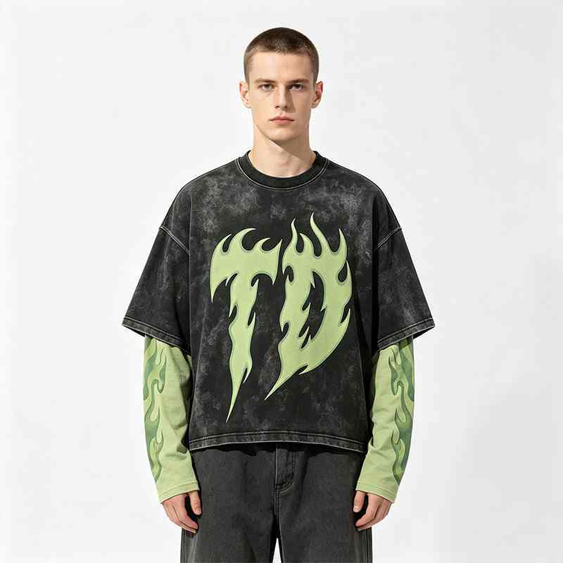 Vintage streetwear t-shirt detail 4