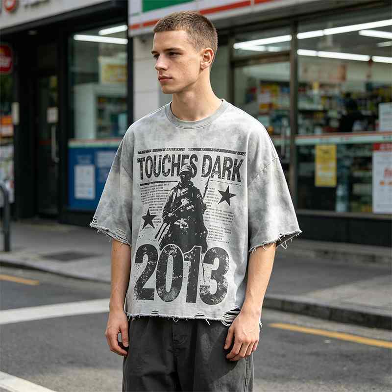 Vintage streetwear t-shirt detail 2