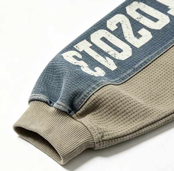 Custom 80% Cotton Vintage Streetwear T-Shirt — Washed with Screen Print & Distressing