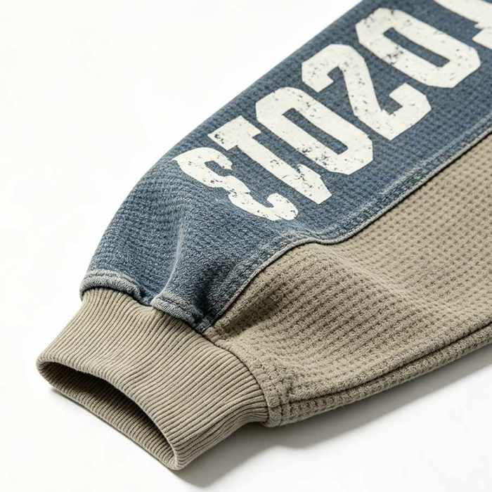 Custom 80% Cotton Vintage Streetwear T-Shirt — Washed with Screen Print & Distressing