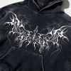 Custom 100% Cotton 420GSM Distressed Vintage Streetwear Hoodie — Screen Print & Ripped