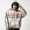 Custom 100% Cotton 450GSM Distressed Vintage Streetwear Hoodie — Direct Print, Spray Dye & Ripped