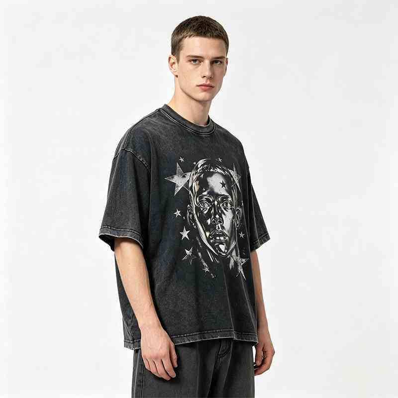 Vintage streetwear t-shirt detail 2