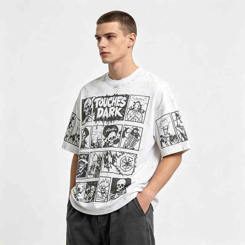 Vintage streetwear t-shirt detail 2