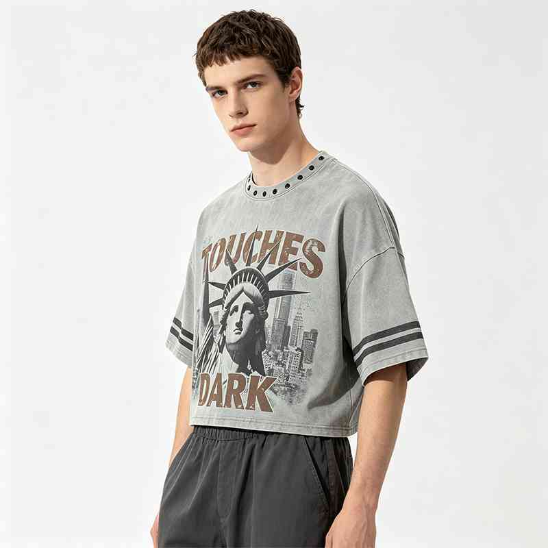 Vintage streetwear t-shirt detail 2