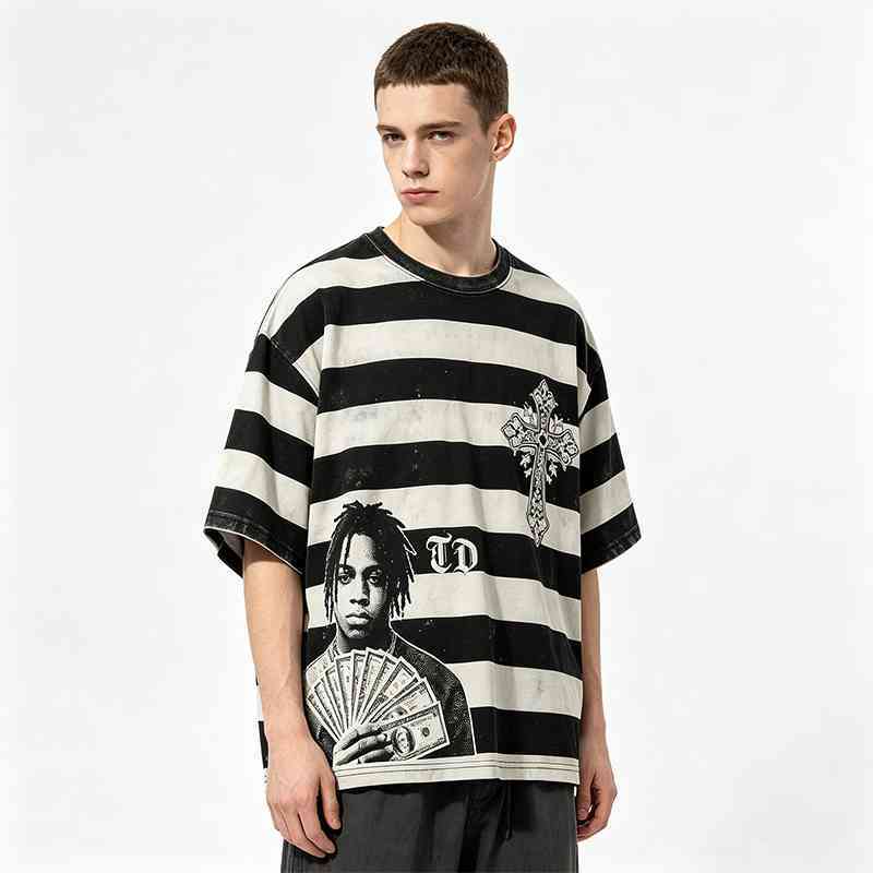 Vintage streetwear t-shirt detail 1