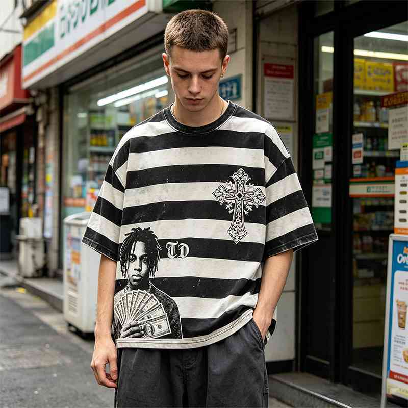 Vintage streetwear t-shirt detail 2