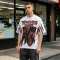 Custom 95% Cotton 5% Spandex Vintage Streetwear T-Shirt — Garment Washed with Screen Print