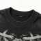 Custom 95% Cotton 5% Spandex Vintage Streetwear T-Shirt — Garment Washed with Screen Print