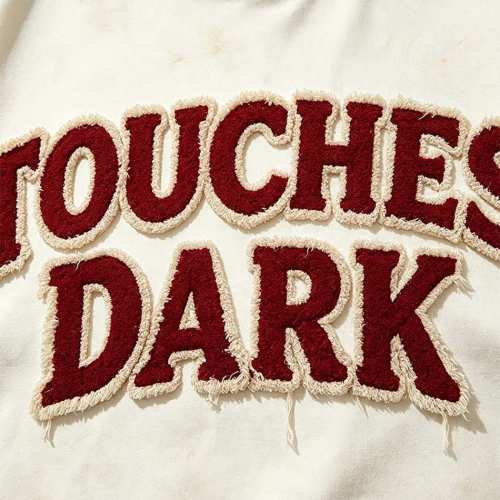 Custom 95% Cotton 5% Spandex Vintage Streetwear T-Shirt — Washed with Patch & Towel Embroidery
