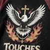 Custom 95% Cotton 5% Spandex Vintage Streetwear T-Shirt — Splicing, Rhinestone & Digital Print