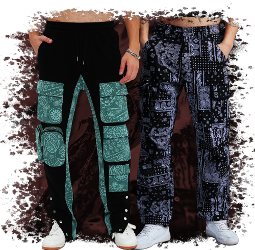 Customize Dark Vintage Style Pants to Enrich Your Clothing Collection.