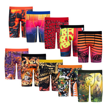 Luxurious Polyester Boxer Briefs With Ultra-Light Fabric | Sports Comfort | Machine Wash Cold | Stretchable Polyester Boxer Briefs Men