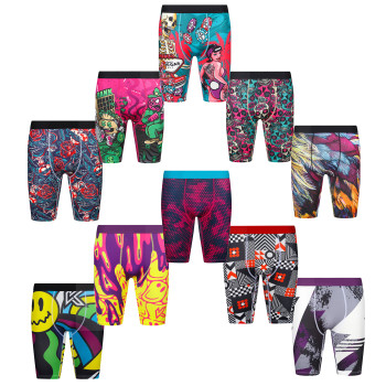 Custom All-Day Comfort Polyester Men's Boxer Shorts | 5-Panel Design Perfect Fit | Various Prints Trendy Patterns Men's Underwear