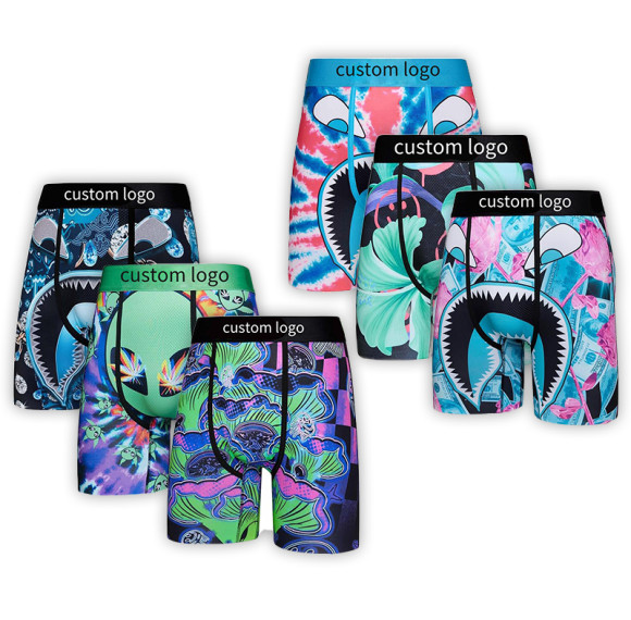 Custom Stretchable Waistband Men's Relaxed Fit Boxers | Breathable Sealed Micromesh Pouch | Men's Underwear With Fun Prints