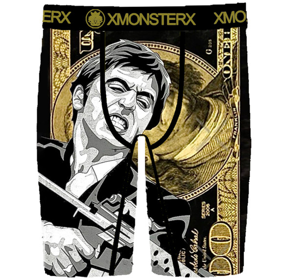 Boxer homme à taille élastique et impression numérique | Sous-vêtement respirant et ultra-confortable | Sous-vêtement homme personnalisé avec logo