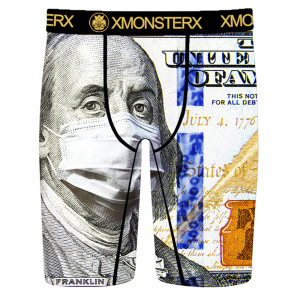 Men's Luxury Print Boxer Briefs | Moisture-Wicking Fabric | Mens Travel Destination Boxer Briefs