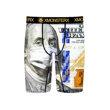 Men's Luxury Print Boxer Briefs | Moisture-Wicking Fabric | Mens Travel Destination Boxer Briefs