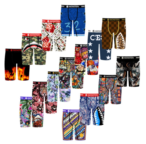 Men's Lifestyle Multipack Multicolor Boxer Briefs | Breathable Athletic Feel | Men's Underwear With Elegant Design