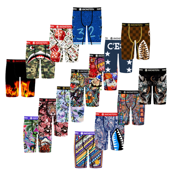 Herren Lifestyle Multipack Mehrfarbige Boxershorts | Atmungsaktives, sportliches Tragegefühl | Herrenunterwäsche mit elegantem Design