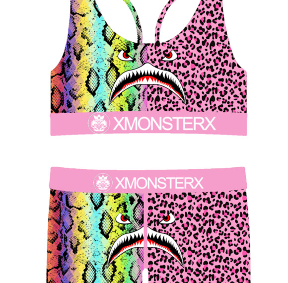 Women's Sports Bra And Boxer Briefs Underwear Set | Acerback And Removable Pads | Custom Fit Underwear For Women