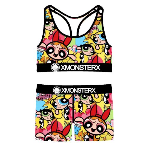 Custom Print Sports Women's Bras And Boy Shorts | Comfortable Stretch Panties | Women Underwear Customization