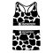 Custom Print Sports Women's Bras And Boy Shorts Set | Comfortable Stretch Panties | Women Underwear Customization