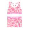Women’s Sports Bra and Boxer Briefs Underwear Set | Racerback silhouette workout bra | Comfortable underwear set for women