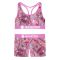 Women's Sports Bra and Boxer Briefs Underwear Set | Racerback silhouette workout bra | Comfortable underwear set for women
