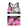 Women’s Sports Bra and Boxer Briefs Underwear Set | Racerback silhouette workout bra | Comfortable underwear set for women